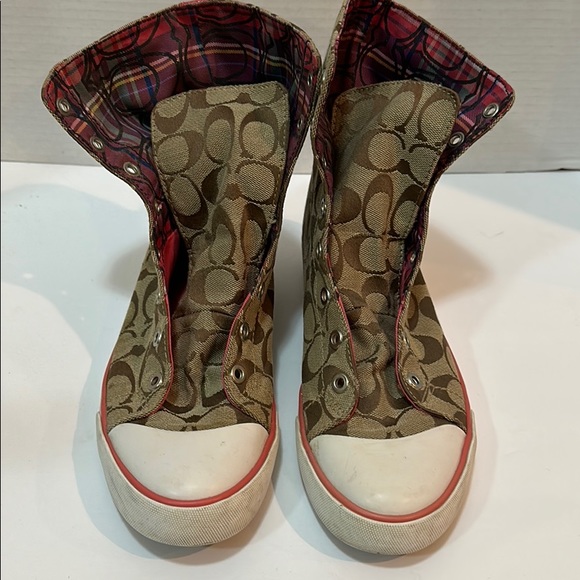 COACH Monogram high/low top sneakers - Picture 2 of 10